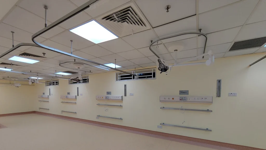 Installation technique dans un centre hospitalier