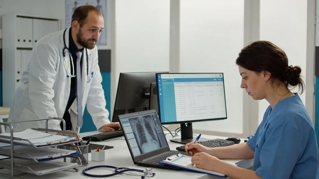Équipements techniques d'un centre hospitalier