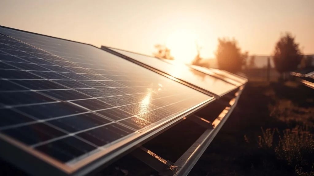 Ferme solaire photovoltaïque